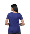Deep Blue Supima Cotton Round Neck T-shirt for Women