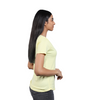 Yellow Supima Cotton Round-Neck T-shirt for Women