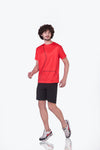 ZORIAN Red liner premium dry fit sports T-shirt for MEN