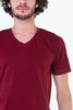 Cozy Grape V-Neck 100% cotton T-shirt for Home Comfort