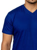 Deep Blue V-Neck 100% cotton T-shirt for HOME COMFORT